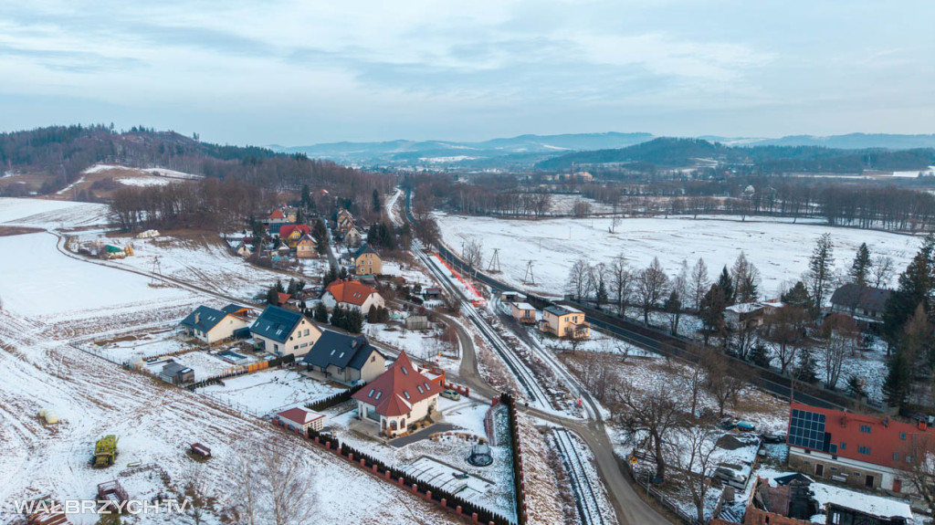 Postępy prac na liniach kolejowych w Karkonoszach