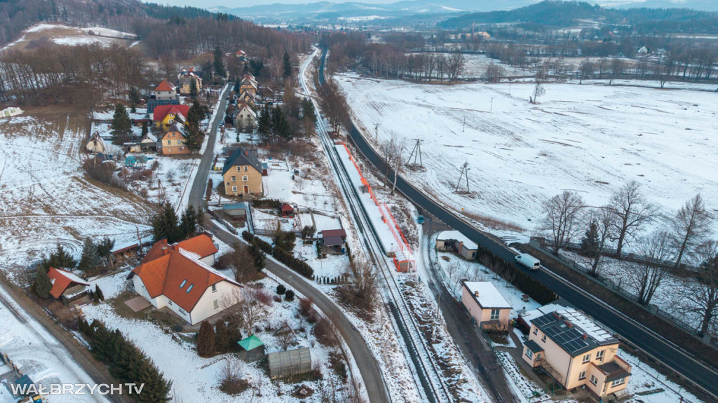 Postępy prac na liniach kolejowych w Karkonoszach