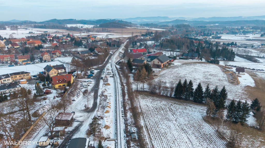 Postępy prac na liniach kolejowych w Karkonoszach