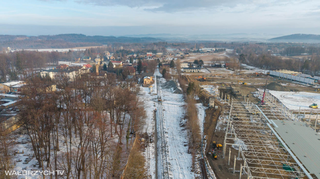 Postępy prac na liniach kolejowych w Karkonoszach