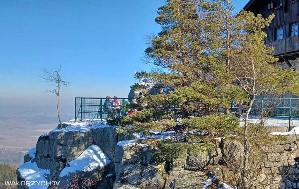 Szczeliniec Widoki zapierają dech - kawa z termosu