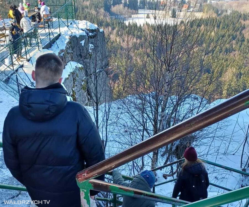 Szczeliniec Widoki zapierają dech - kawa z termosu