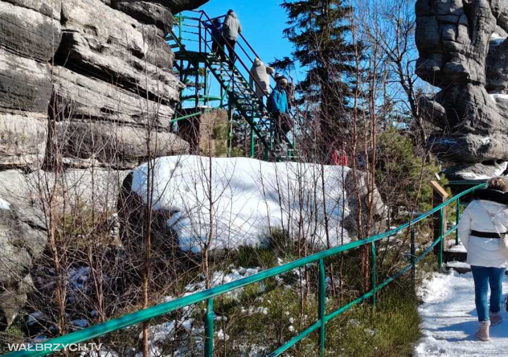 Szczeliniec Widoki zapierają dech - kawa z termosu