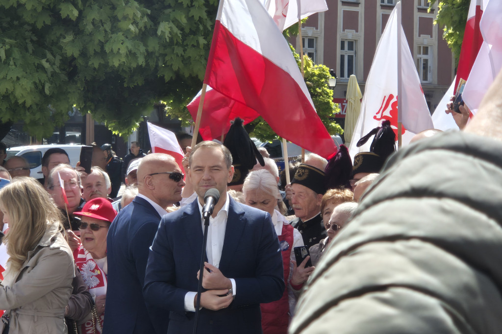 Karol Nawrocki - konferencja bez odpowiedzi