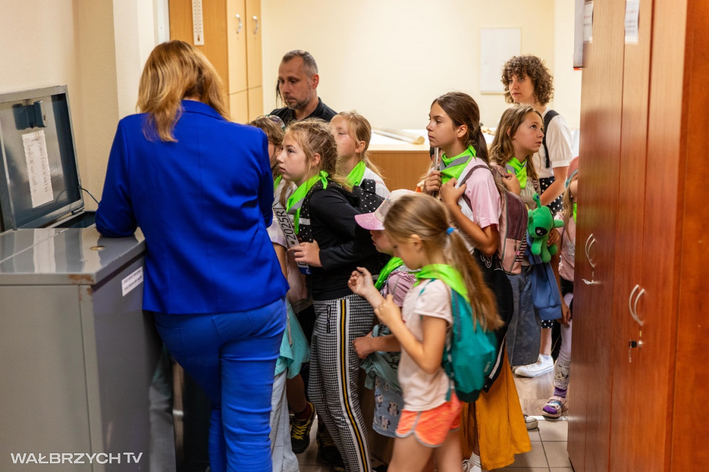 Młodzi mieszkańcy Głuszycy odwiedzili Starostwo