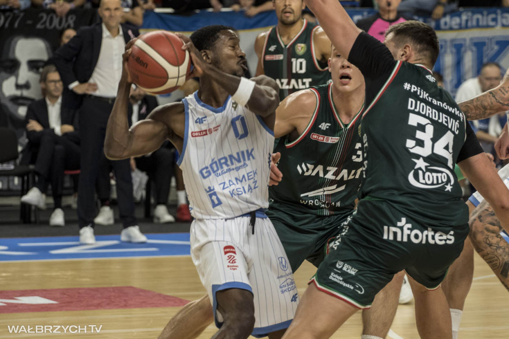 Orlen Basket Liga: Górnik kontra WKS Śląsk Wrocław