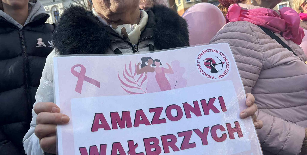 Marsz Różowej Wstążki w Wałbrzychu