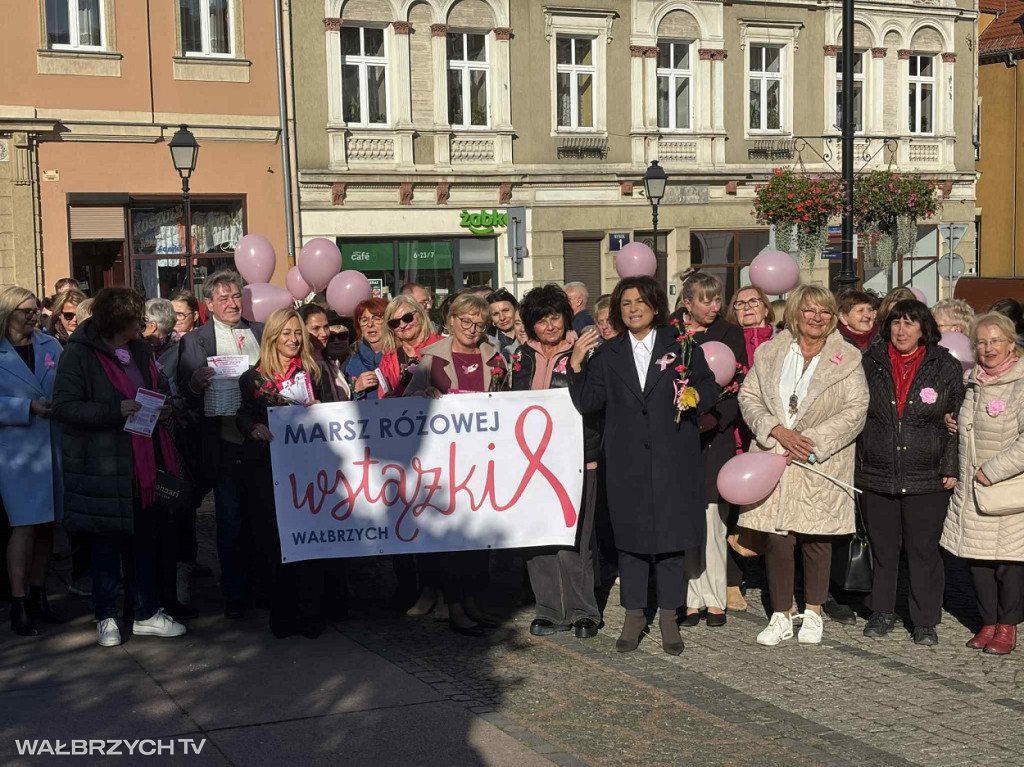 Marsz Różowej Wstążki w Wałbrzychu