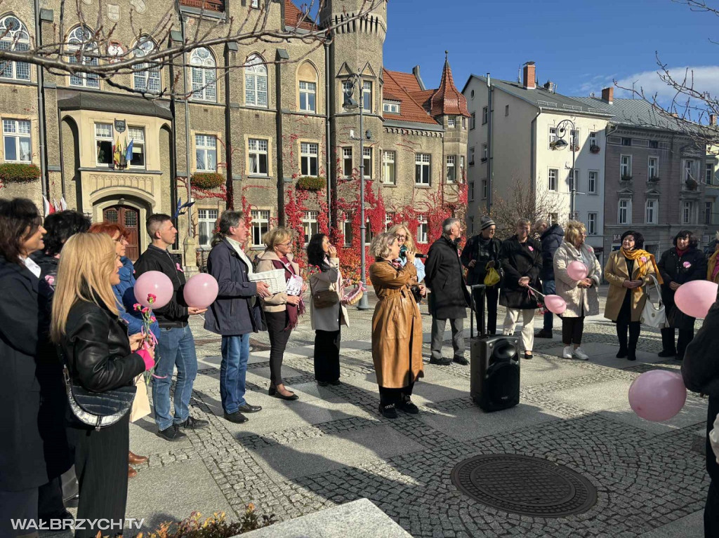 Marsz Różowej Wstążki w Wałbrzychu