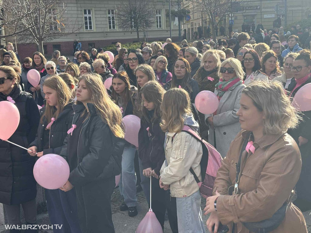 Marsz Różowej Wstążki w Wałbrzychu