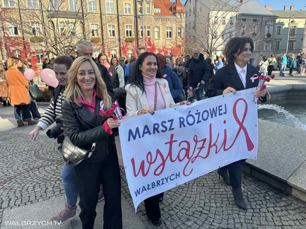 Marsz Różowej Wstążki w Wałbrzychu