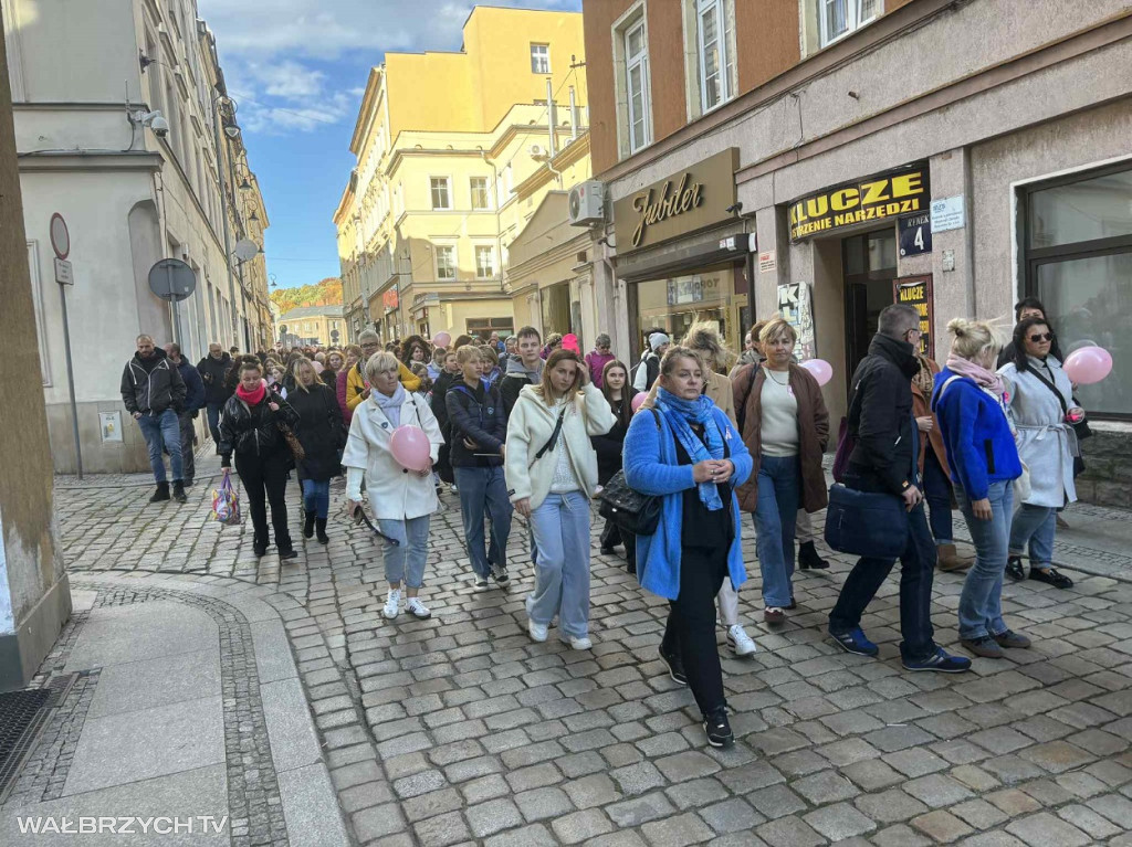 Marsz Różowej Wstążki w Wałbrzychu