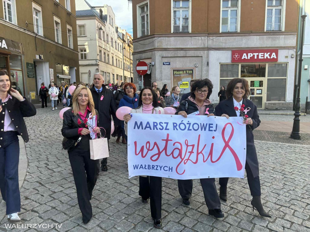 Marsz Różowej Wstążki w Wałbrzychu