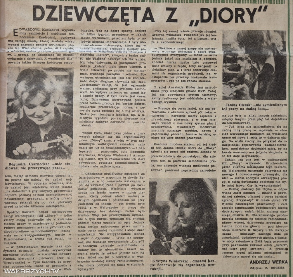 Wałbrzyszanki - rok 1975