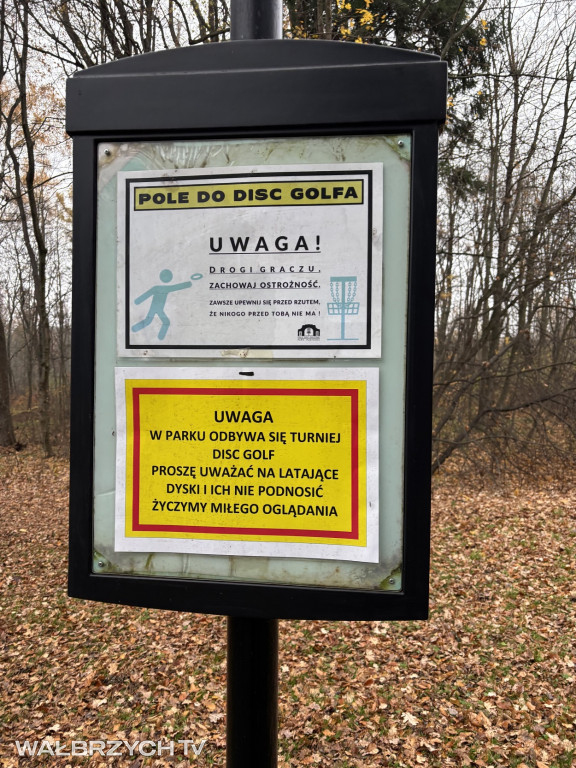 Disc Golf w Parku Rusinowa