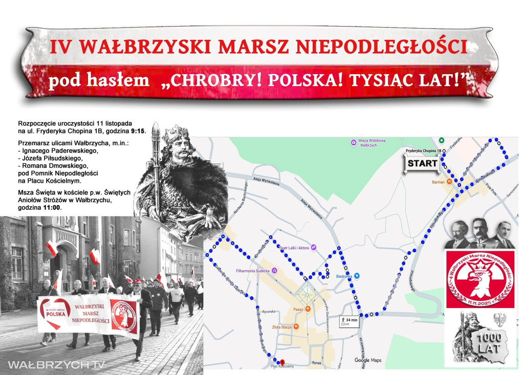 Region wałbrzyski: święto Odzyskania Niepodległości