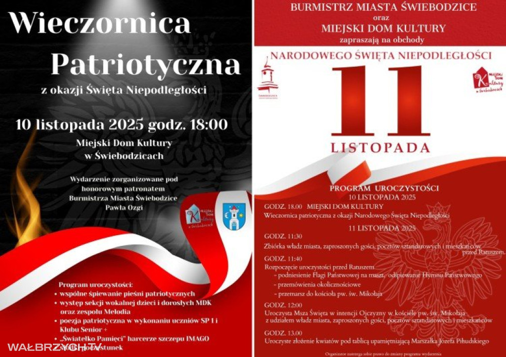 Region wałbrzyski: święto Odzyskania Niepodległości