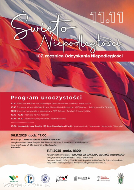 Region wałbrzyski: święto Odzyskania Niepodległości