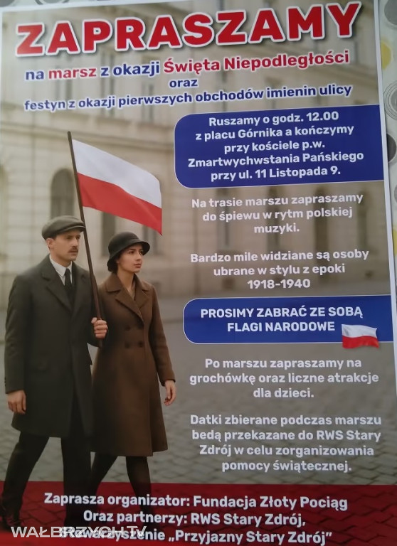 Region wałbrzyski: święto Odzyskania Niepodległości