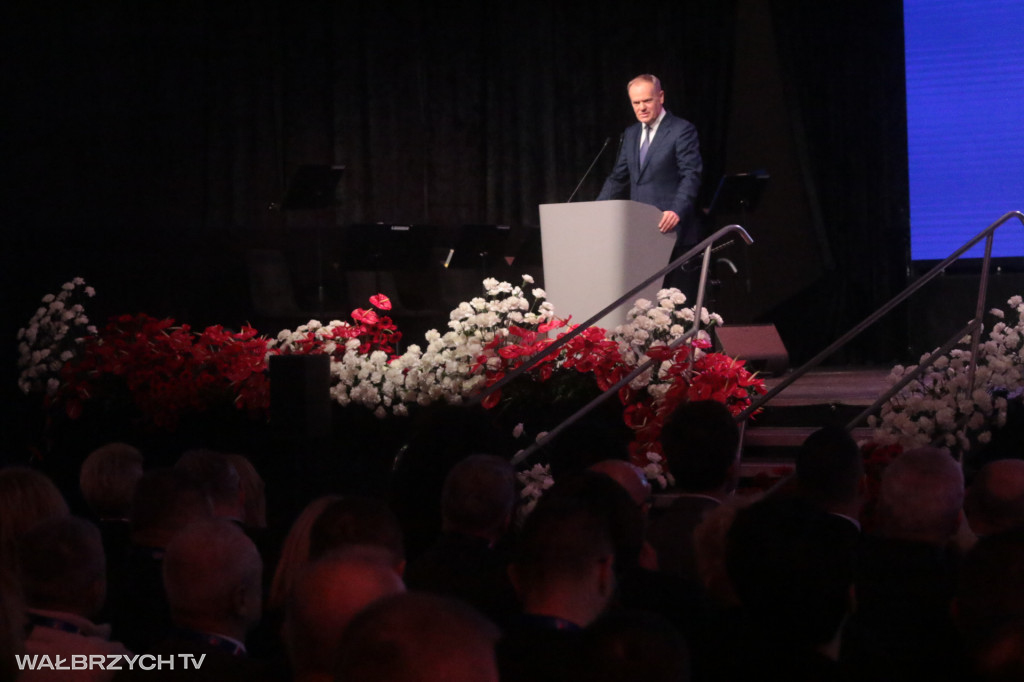 Premier Tusk w Wałbrzychu