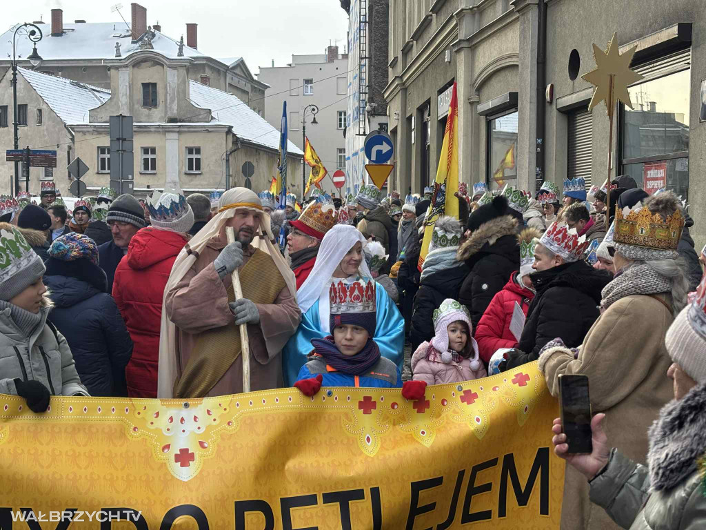 Orszak Trzech Króli przeszedł ulicami Wałbrzycha