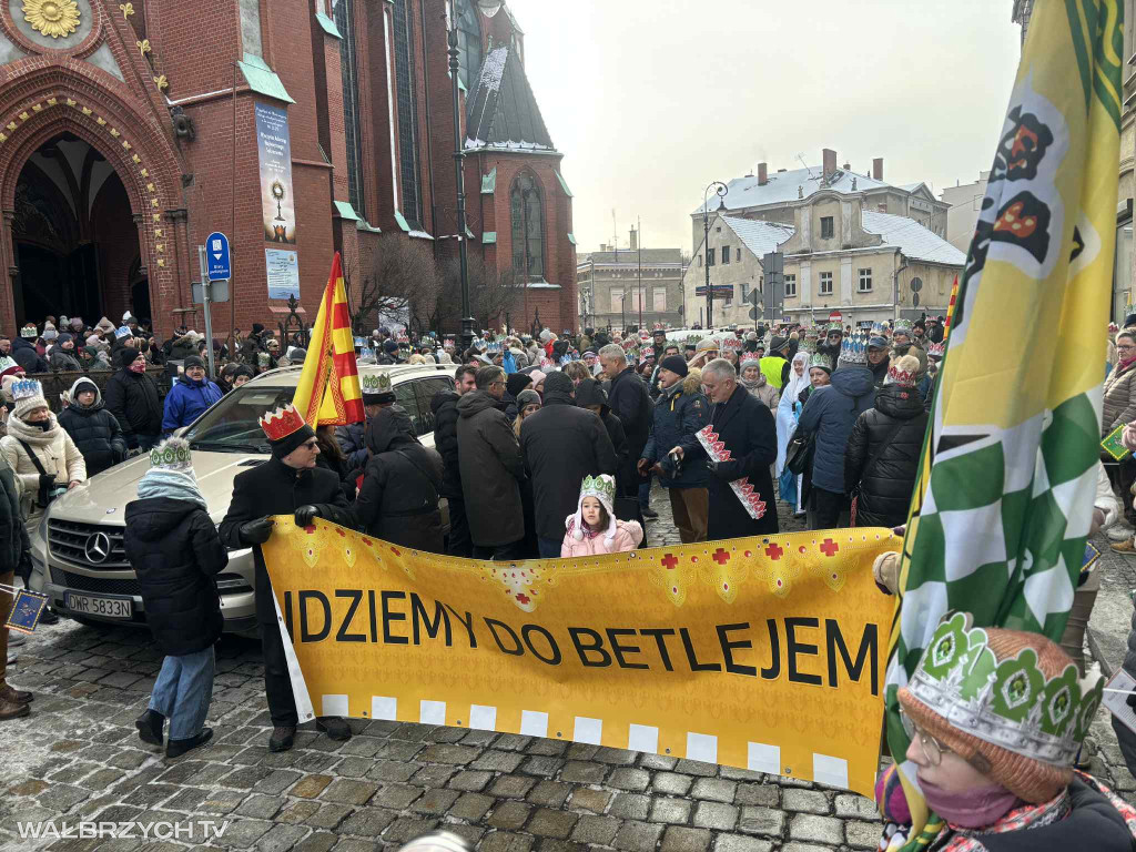 Orszak Trzech Króli przeszedł ulicami Wałbrzycha