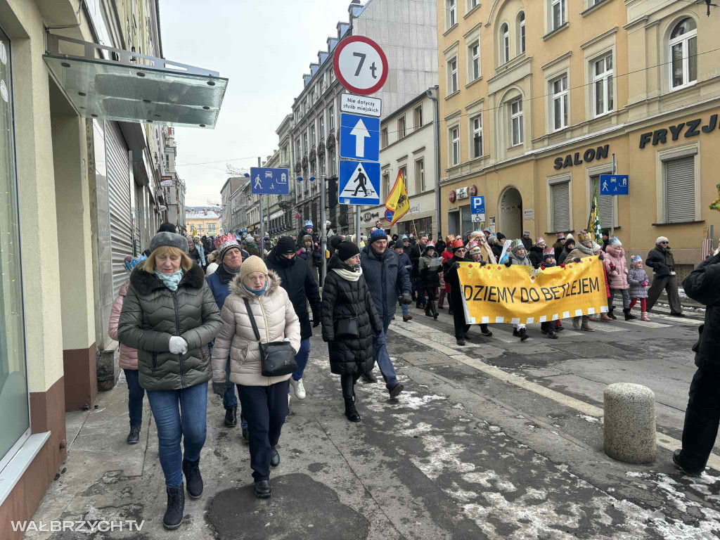 Orszak Trzech Króli przeszedł ulicami Wałbrzycha