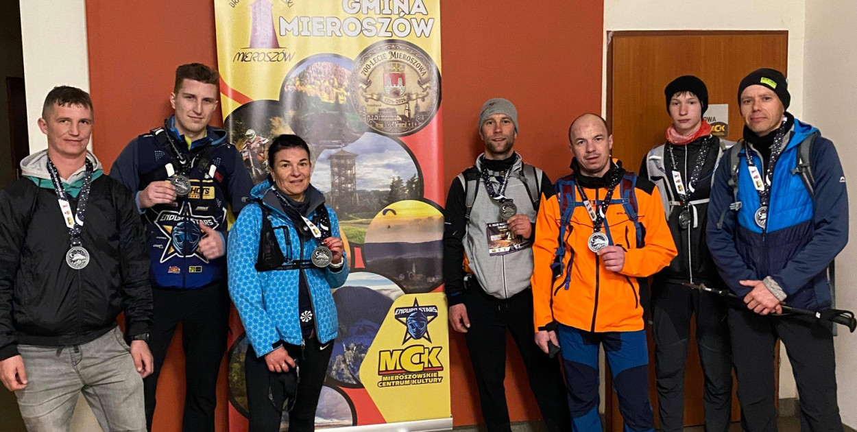 Na mecie VI Mieroszowskiej Nocnej Tułaczki Górskiej