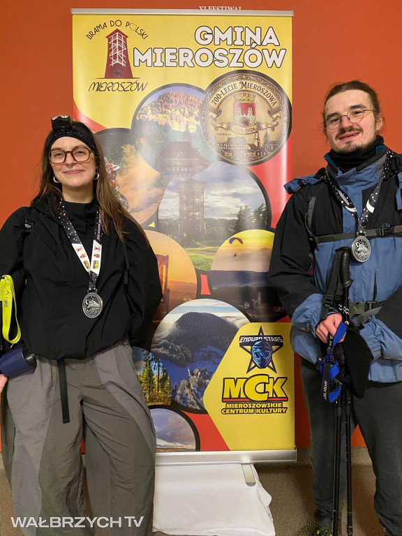 Na mecie VI Mieroszowskiej Nocnej Tułaczki Górskiej