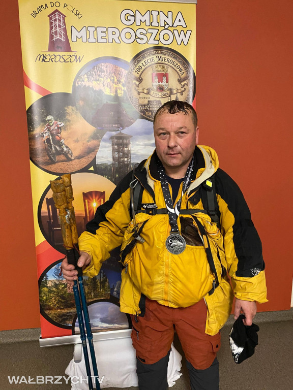 Na mecie VI Mieroszowskiej Nocnej Tułaczki Górskiej