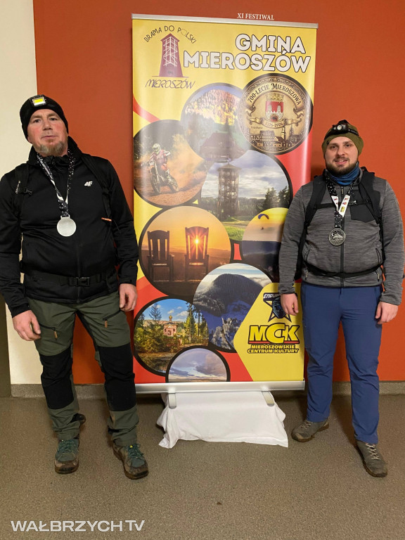 Na mecie VI Mieroszowskiej Nocnej Tułaczki Górskiej