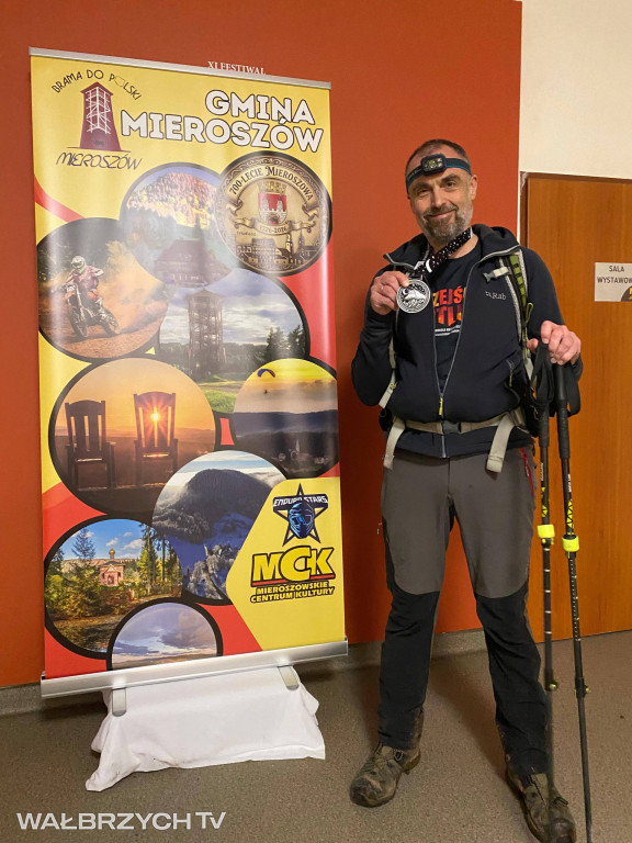 Na mecie VI Mieroszowskiej Nocnej Tułaczki Górskiej