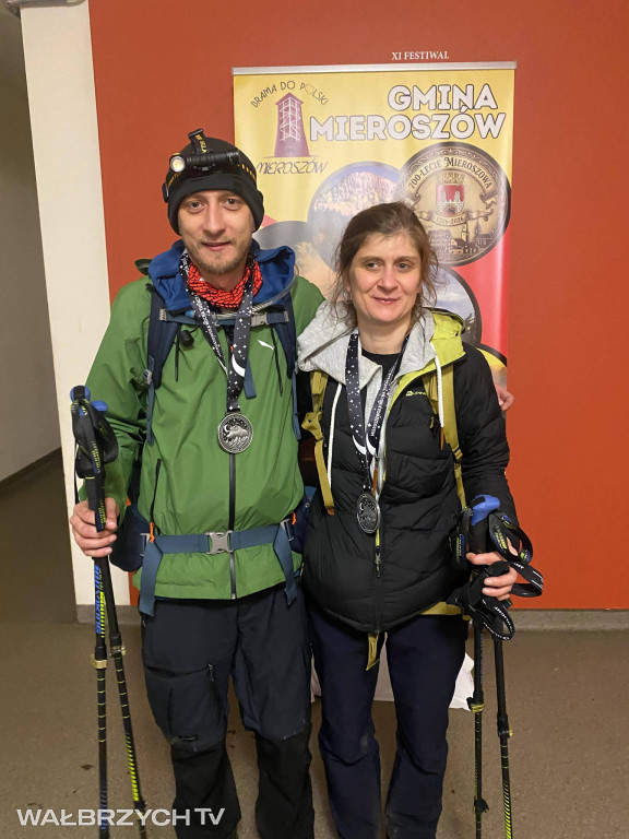 Na mecie VI Mieroszowskiej Nocnej Tułaczki Górskiej