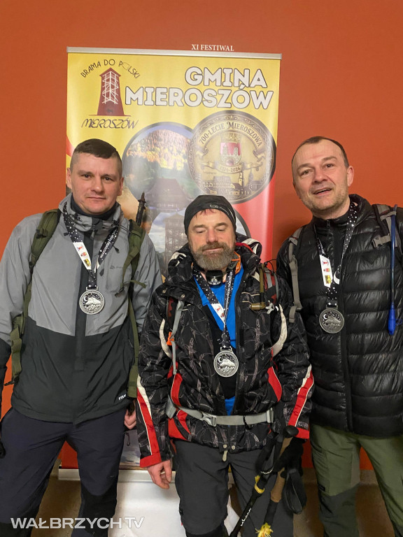 Na mecie VI Mieroszowskiej Nocnej Tułaczki Górskiej