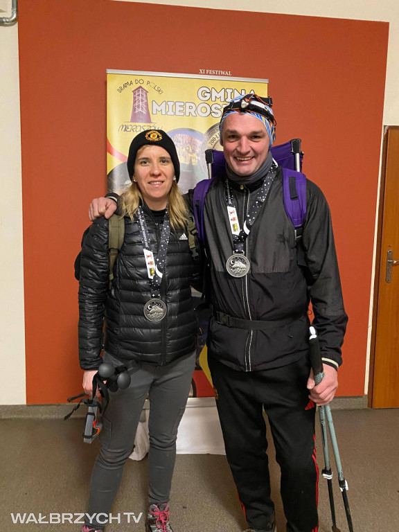 Na mecie VI Mieroszowskiej Nocnej Tułaczki Górskiej