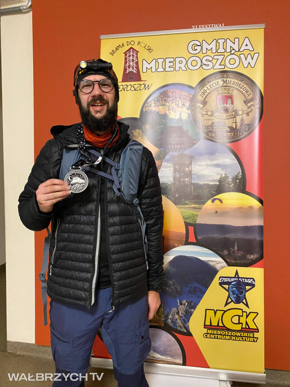 Na mecie VI Mieroszowskiej Nocnej Tułaczki Górskiej