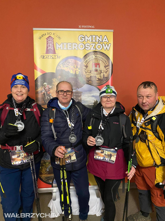 Na mecie VI Mieroszowskiej Nocnej Tułaczki Górskiej