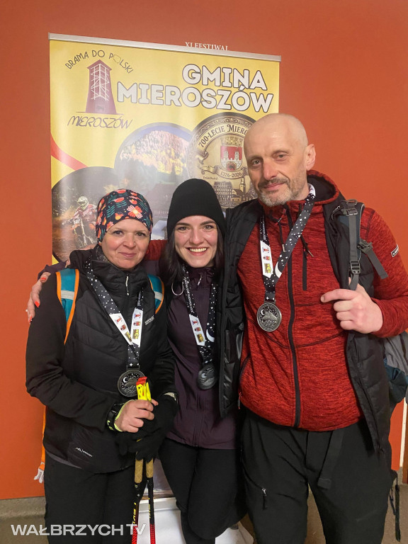 Na mecie VI Mieroszowskiej Nocnej Tułaczki Górskiej