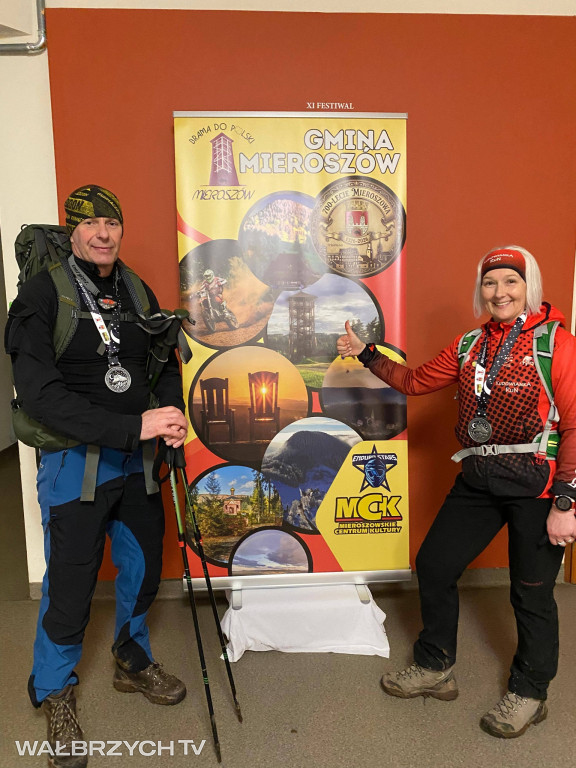 Na mecie VI Mieroszowskiej Nocnej Tułaczki Górskiej