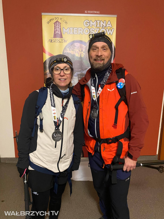 Na mecie VI Mieroszowskiej Nocnej Tułaczki Górskiej