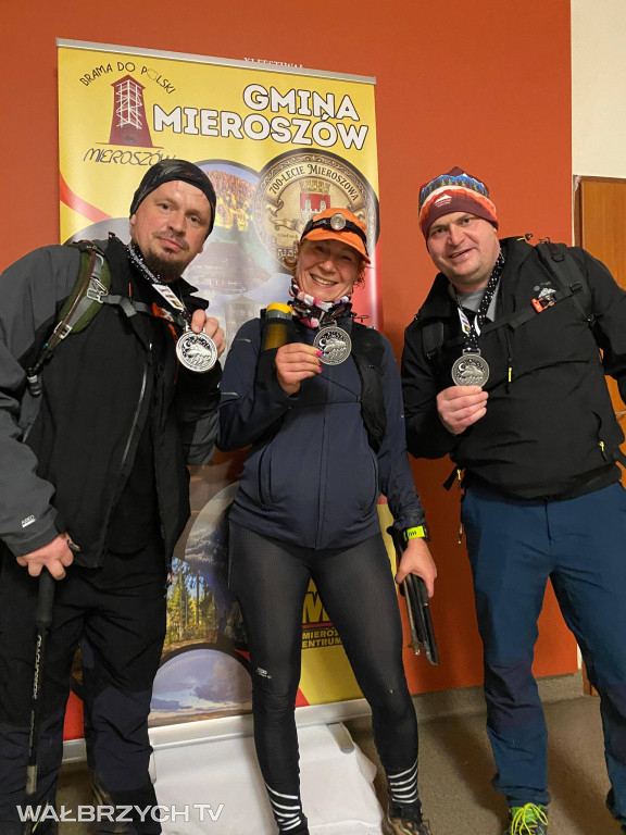 Na mecie VI Mieroszowskiej Nocnej Tułaczki Górskiej