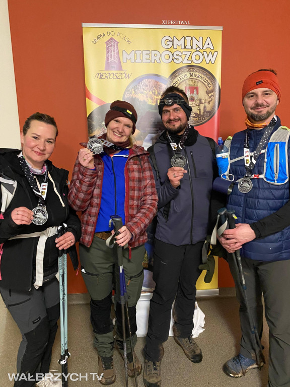 Na mecie VI Mieroszowskiej Nocnej Tułaczki Górskiej