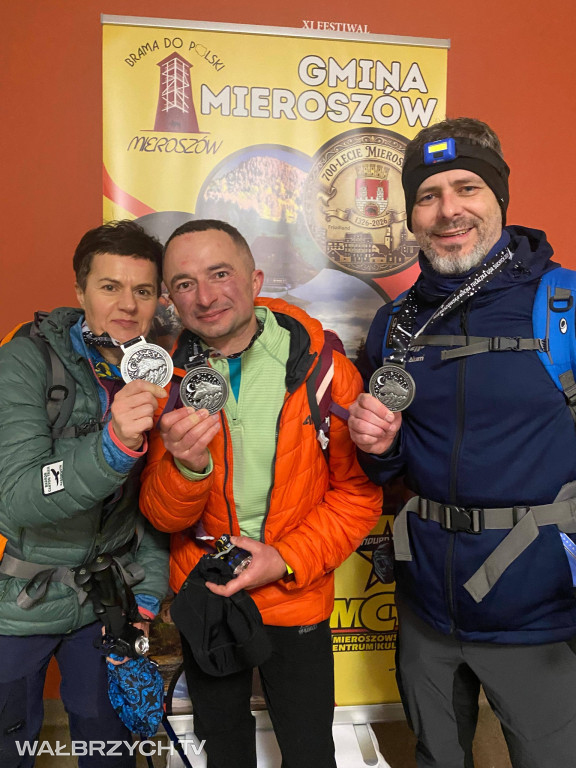 Na mecie VI Mieroszowskiej Nocnej Tułaczki Górskiej