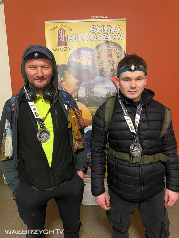 Na mecie VI Mieroszowskiej Nocnej Tułaczki Górskiej