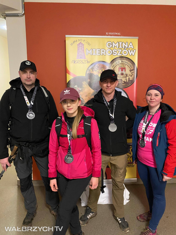 Na mecie VI Mieroszowskiej Nocnej Tułaczki Górskiej