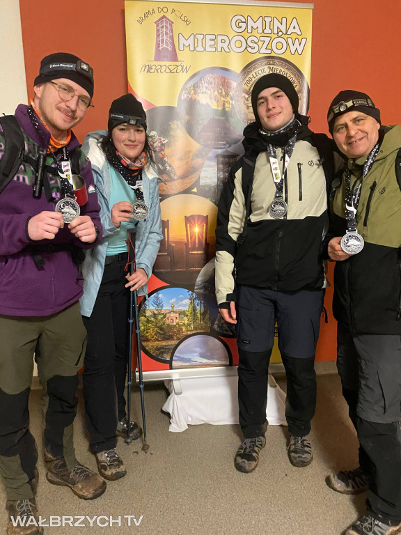 Na mecie VI Mieroszowskiej Nocnej Tułaczki Górskiej