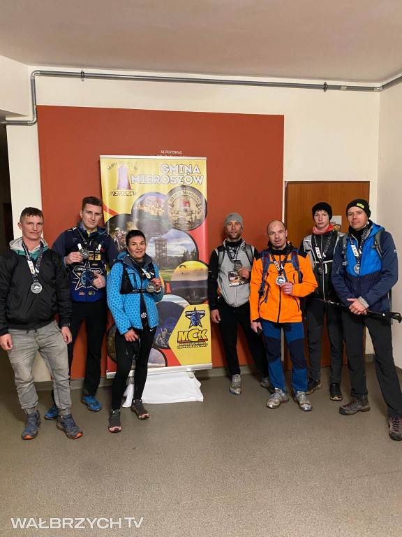Na mecie VI Mieroszowskiej Nocnej Tułaczki Górskiej