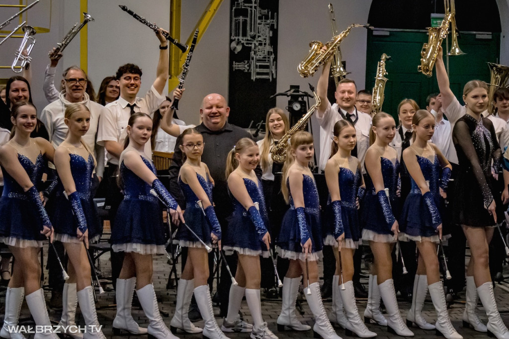 Orkiestra Dęta zagrała w Starej Kopalni