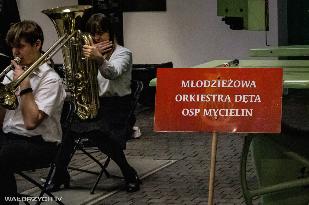 Orkiestra Dęta zagrała w Starej Kopalni