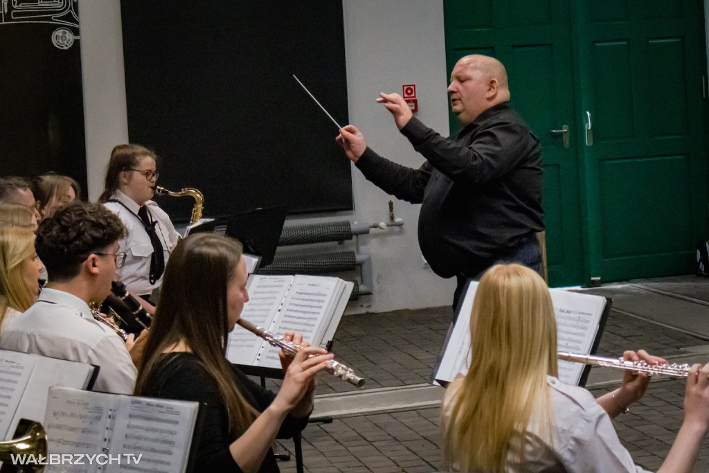 Orkiestra Dęta zagrała w Starej Kopalni